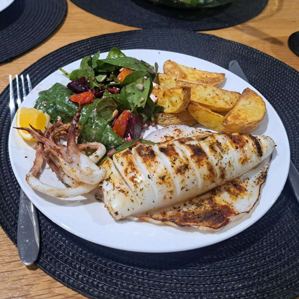 Grilled Greek Style&nbsp;Squid